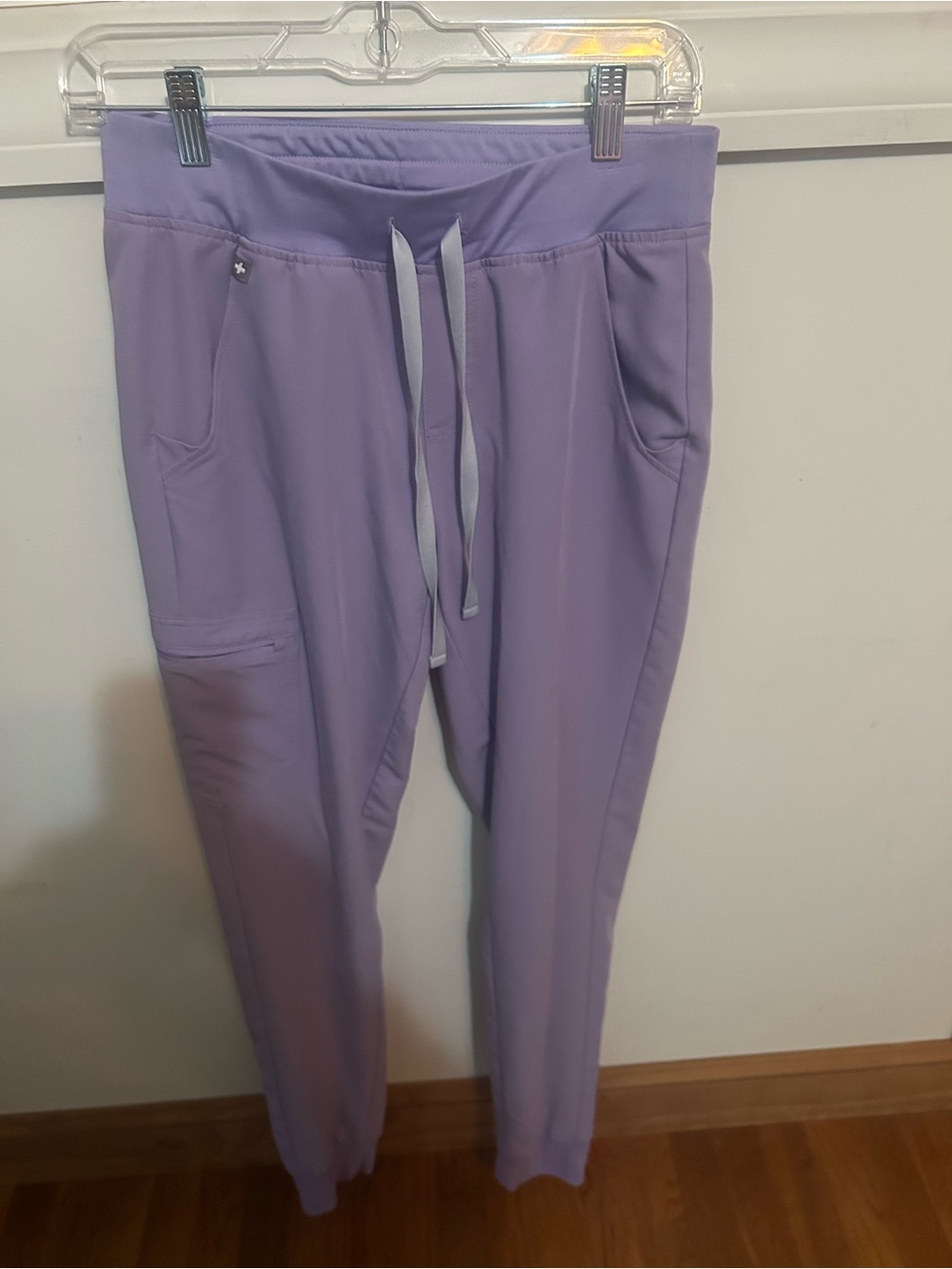 Figs Lavender Purple Drawstring Scrub Joggers